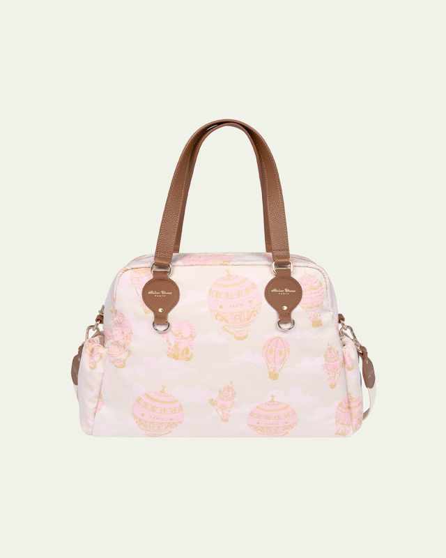 Logo-Print Hot Air Balloon Changing Bag